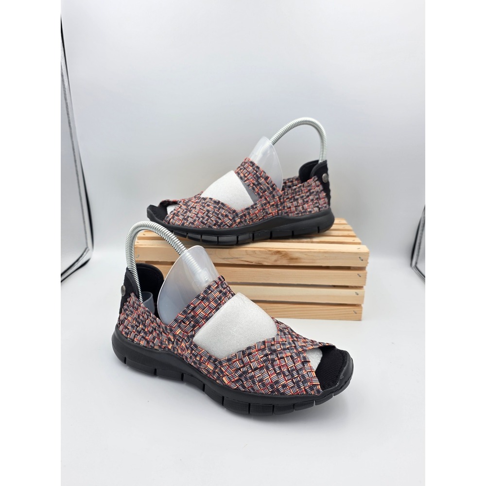 Bernie Mev Comfi Mary Jane Women 38 7 Endure Woven Elastic Open Toe Walking